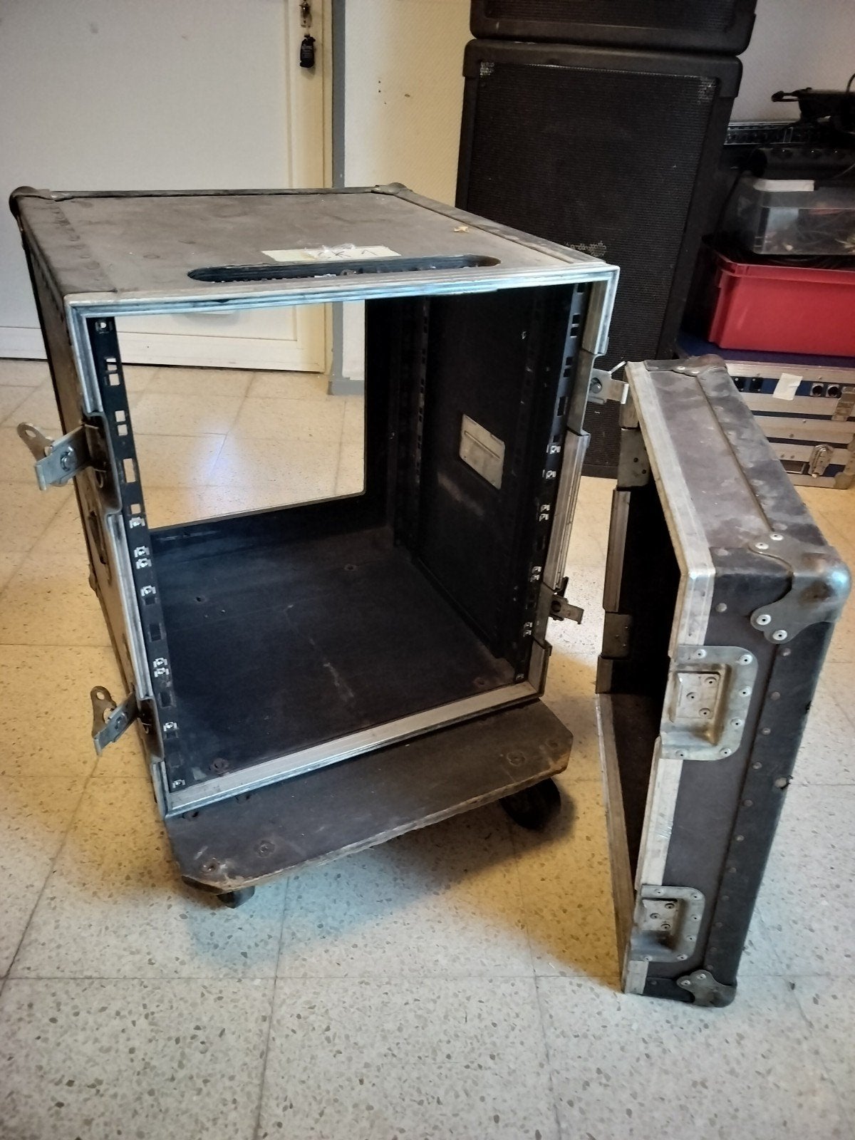 Professionele audio rack, Ophalen, Gebruikt