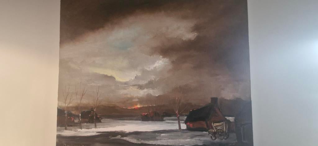 Schilderij P.  Permeke, Ophalen