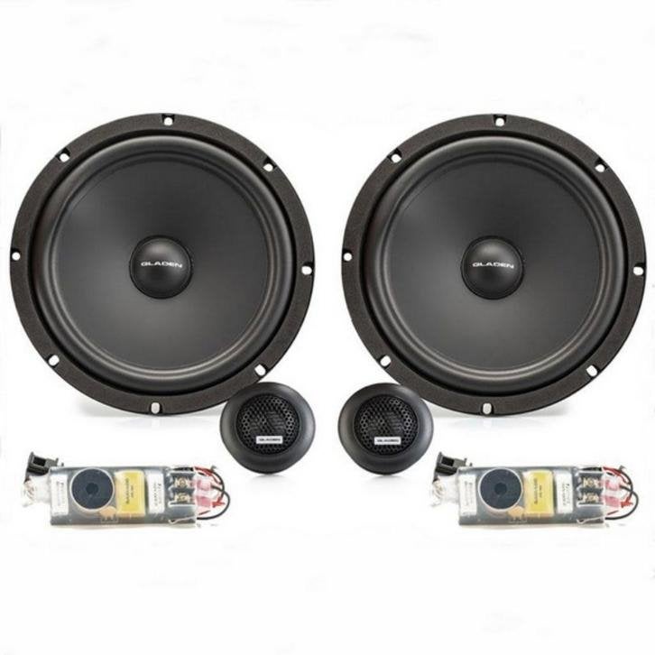 Gladen RS200 luidspreker set 20cm 2-weg compo 90 watts RMS 3