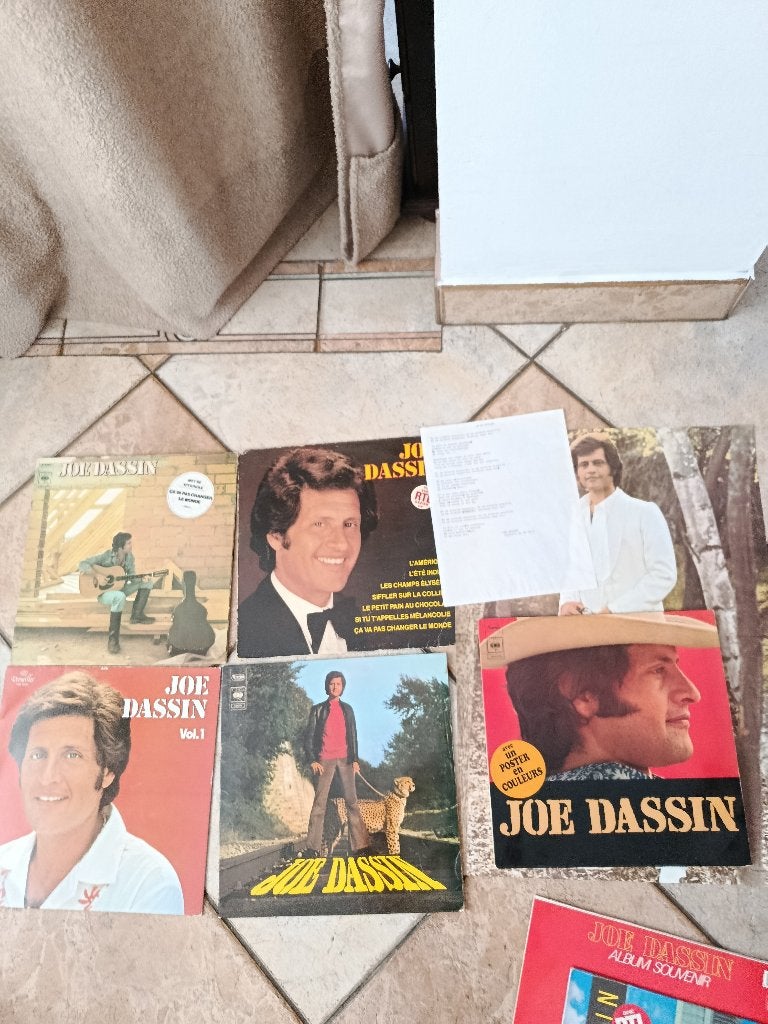 Lot de LP Joe Dassin, CD & DVD, 12 pouces, Enlèvement ou Envoi, 1970 - 1979, Utilisé