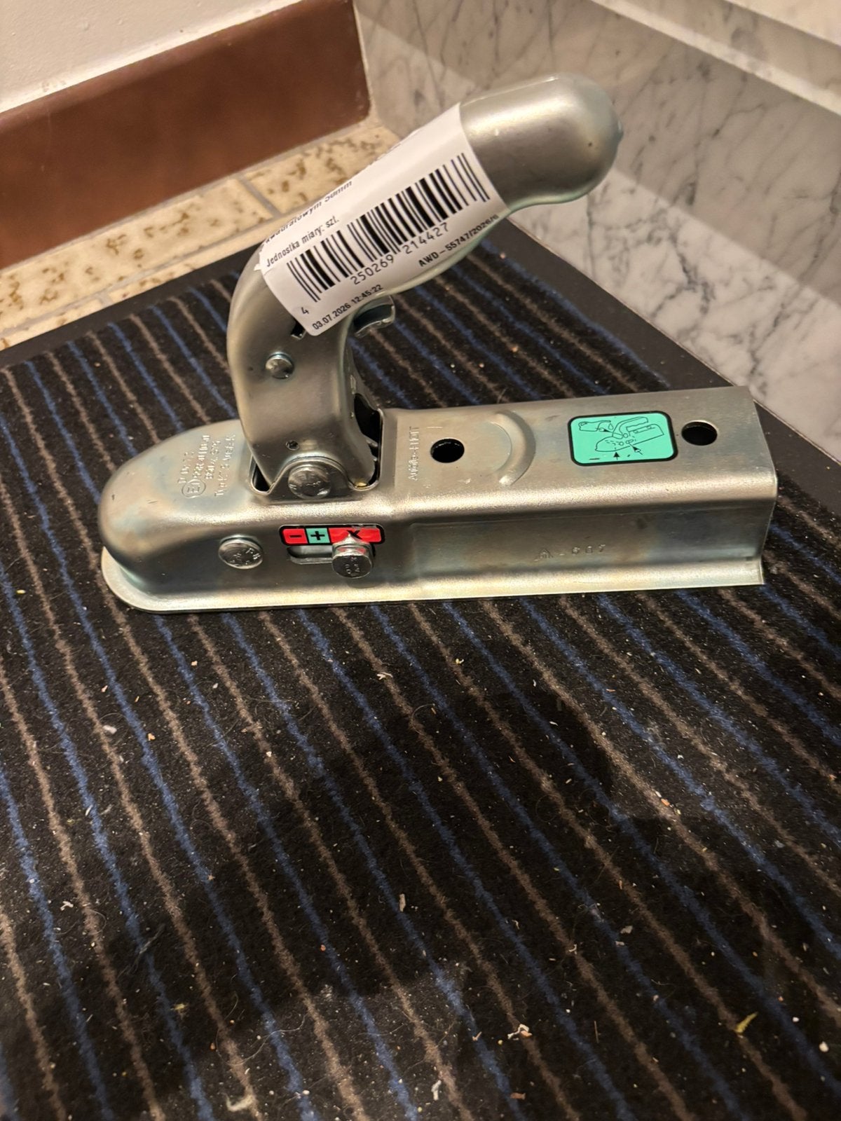 Knott k7.5-K kogelkoppeling voor vierkante dissel, Auto-onderdelen, Trekhaken, Ophalen, Nieuw