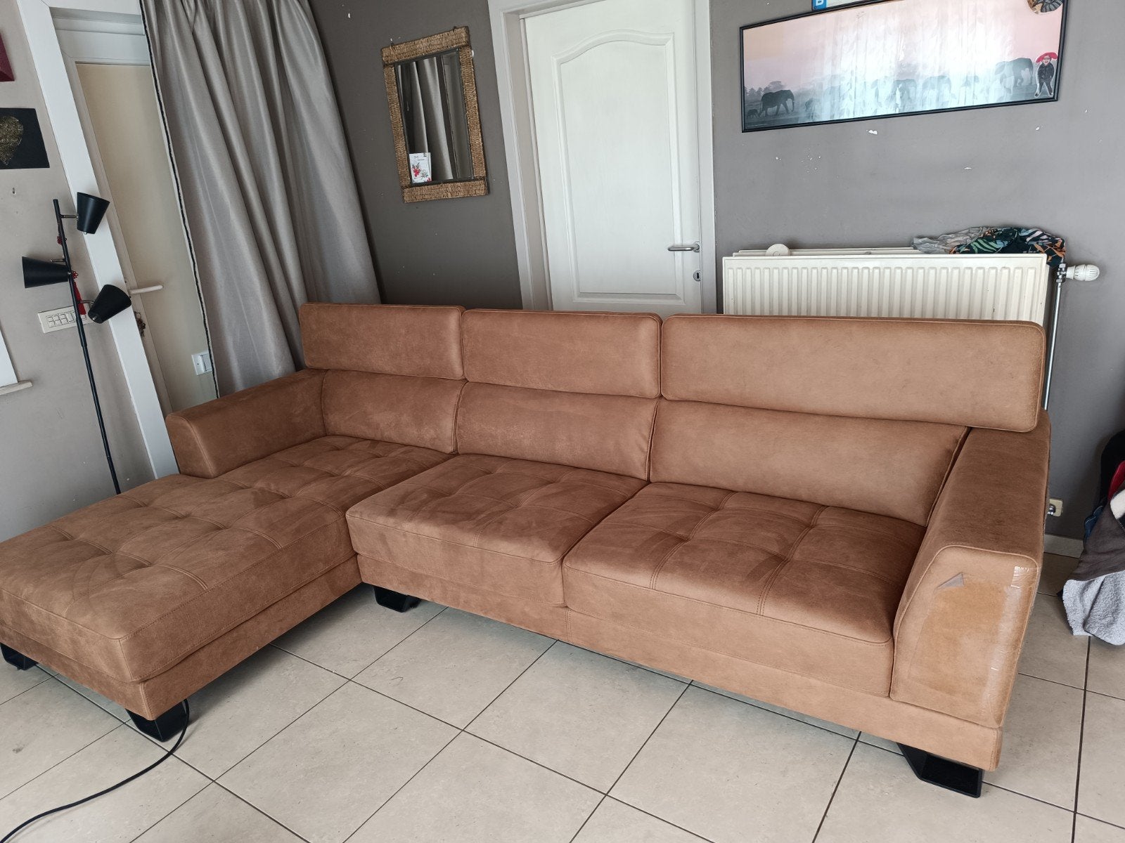 sexy couleur tabac sofa à vendre, Enlèvement ou Envoi
