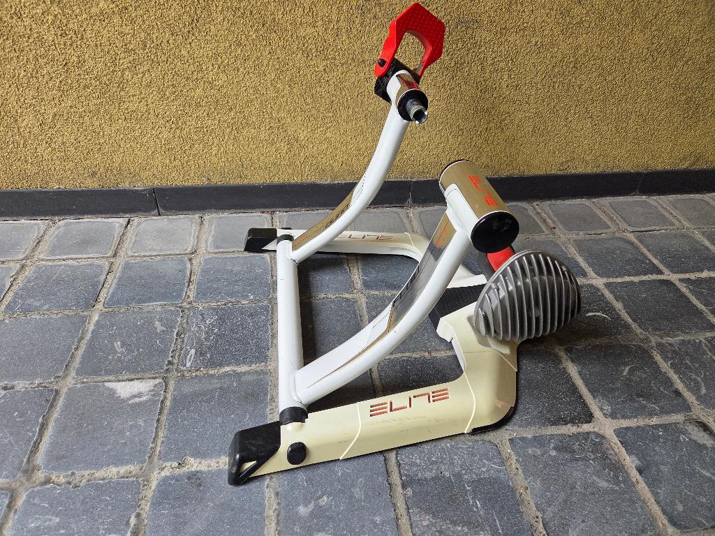 Fiets Rollen - Elite Qubo Fluid incl. Shimano trainingswiel, Ophalen, Gebruikt, Overige typen