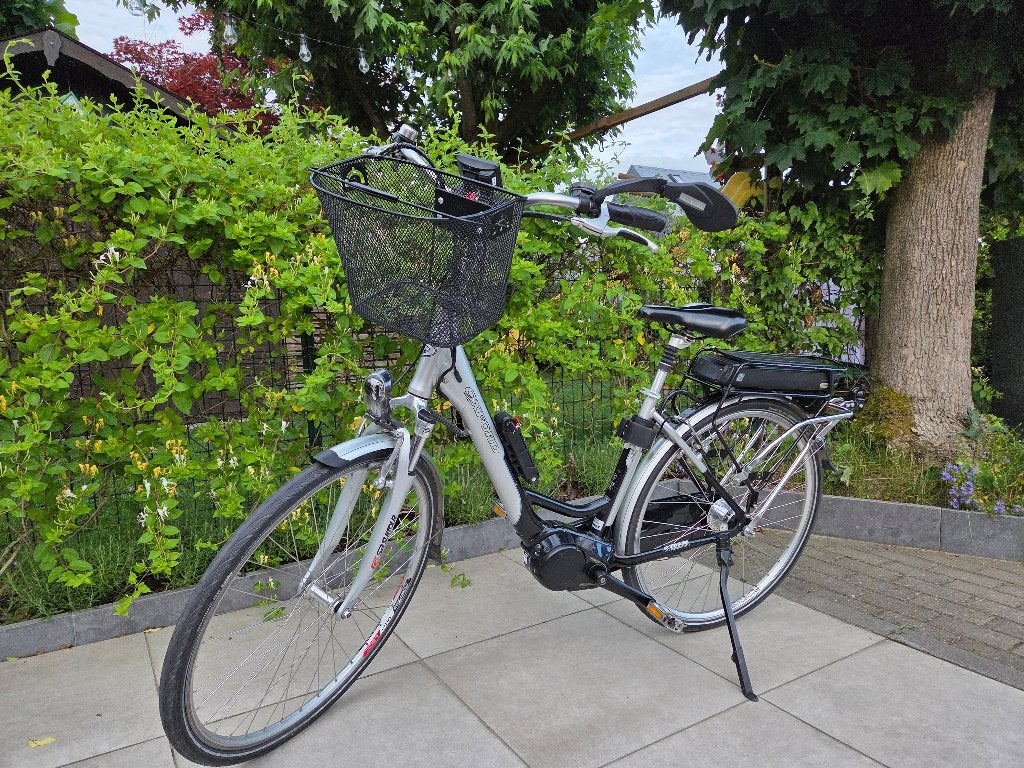 electr. damesfiets OXFORD, middenmotor, 7 naafversnellingen, Fietsen en Brommers, Elektrische fietsen, Ophalen, Gebruikt, 50 km per accu of meer
