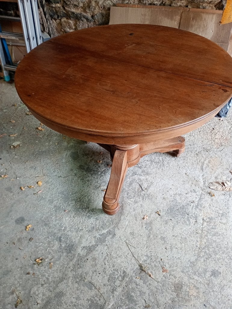 Table en bois + Table sur fût, Enlèvement