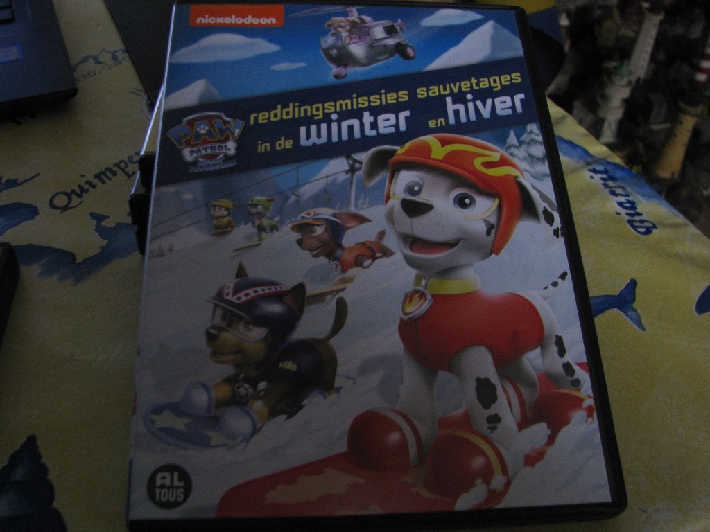 Paw patrol - reddingsmissie in de winter, Cd's en Dvd's, Engels, Gebruikt, Tekenfilm, Alle leeftijden