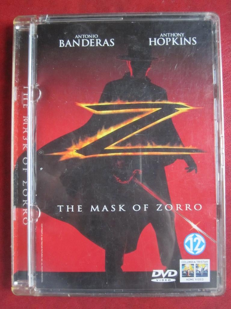 The Mask of Zorro (1998), Cd's en Dvd's, Dvd's | Avontuur, Vanaf 12 jaar, Ophalen of Verzenden, Zo goed als nieuw
