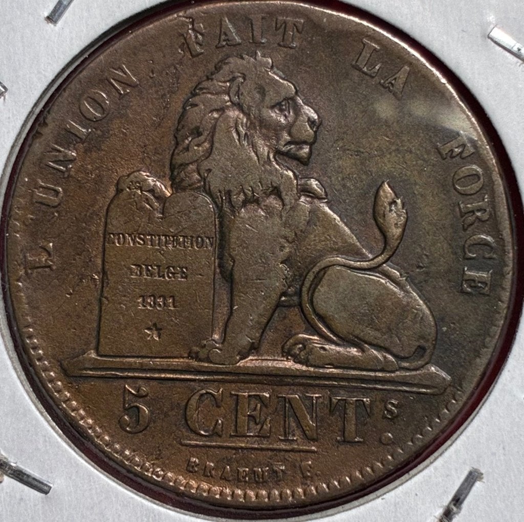 5 cent 1850 België, Postzegels en Munten, Ophalen