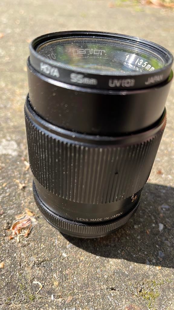 Telelens pentor 135 mm met uv filter, Ophalen of Verzenden, Gebruikt, Telelens
