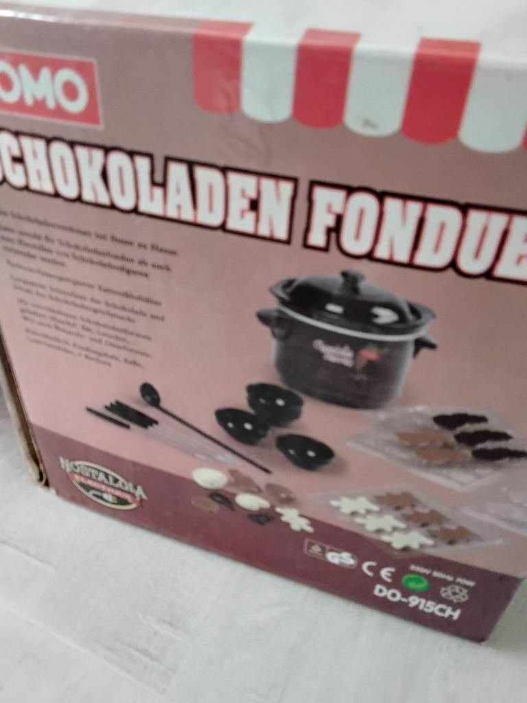 Chocolade fondue, Ophalen