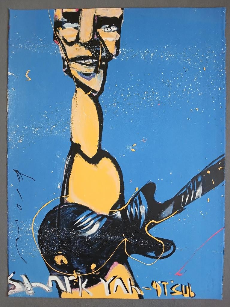 Herman Brood zeefdruk, Enlèvement