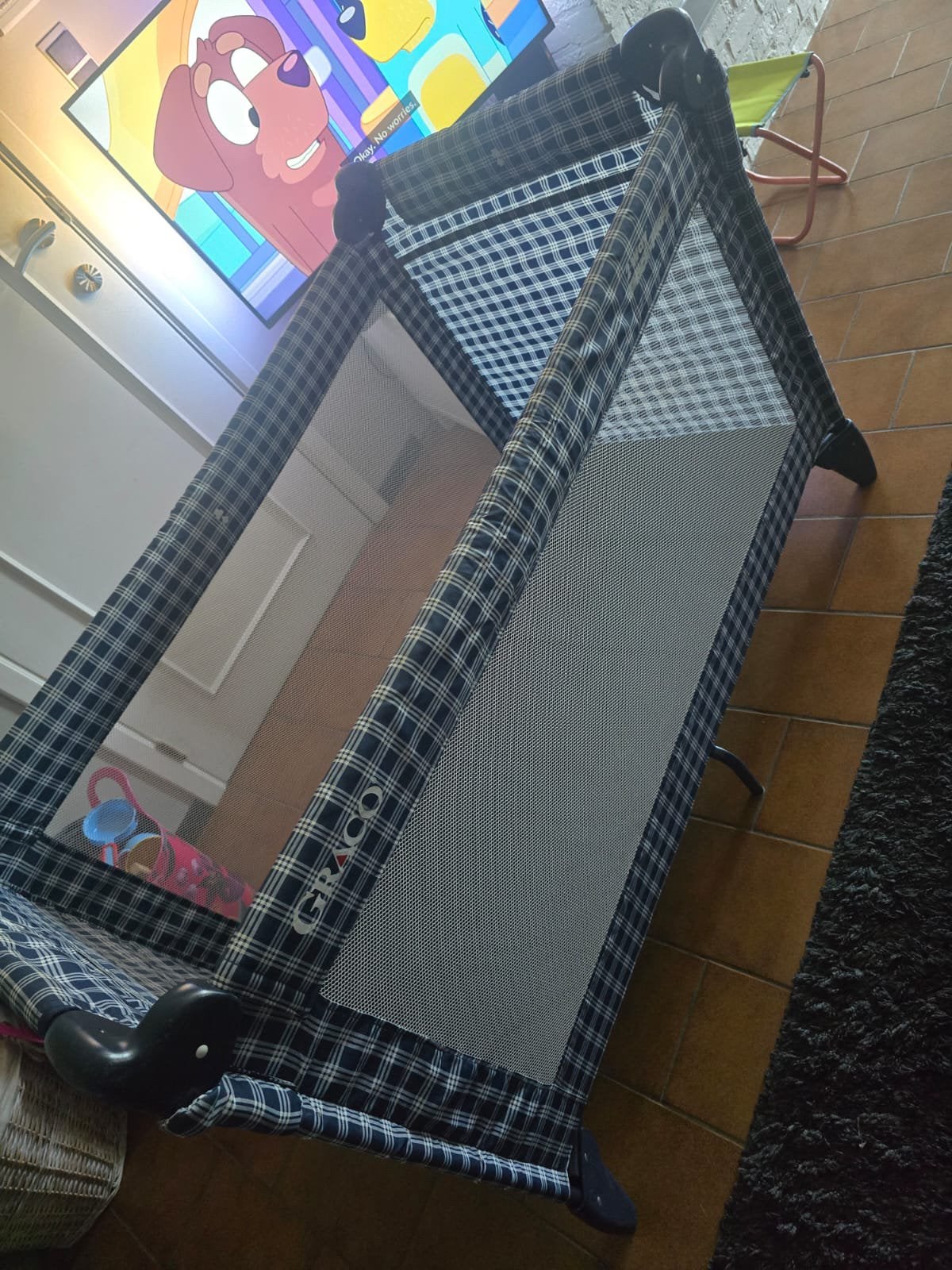 Reisbedje, Matelas, Moins de 70 cm, Enlèvement, Utilisé