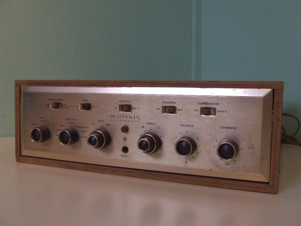 H.H. Scott LK-48 (Stereomaster 222B) Legende!, Ophalen, Versterker