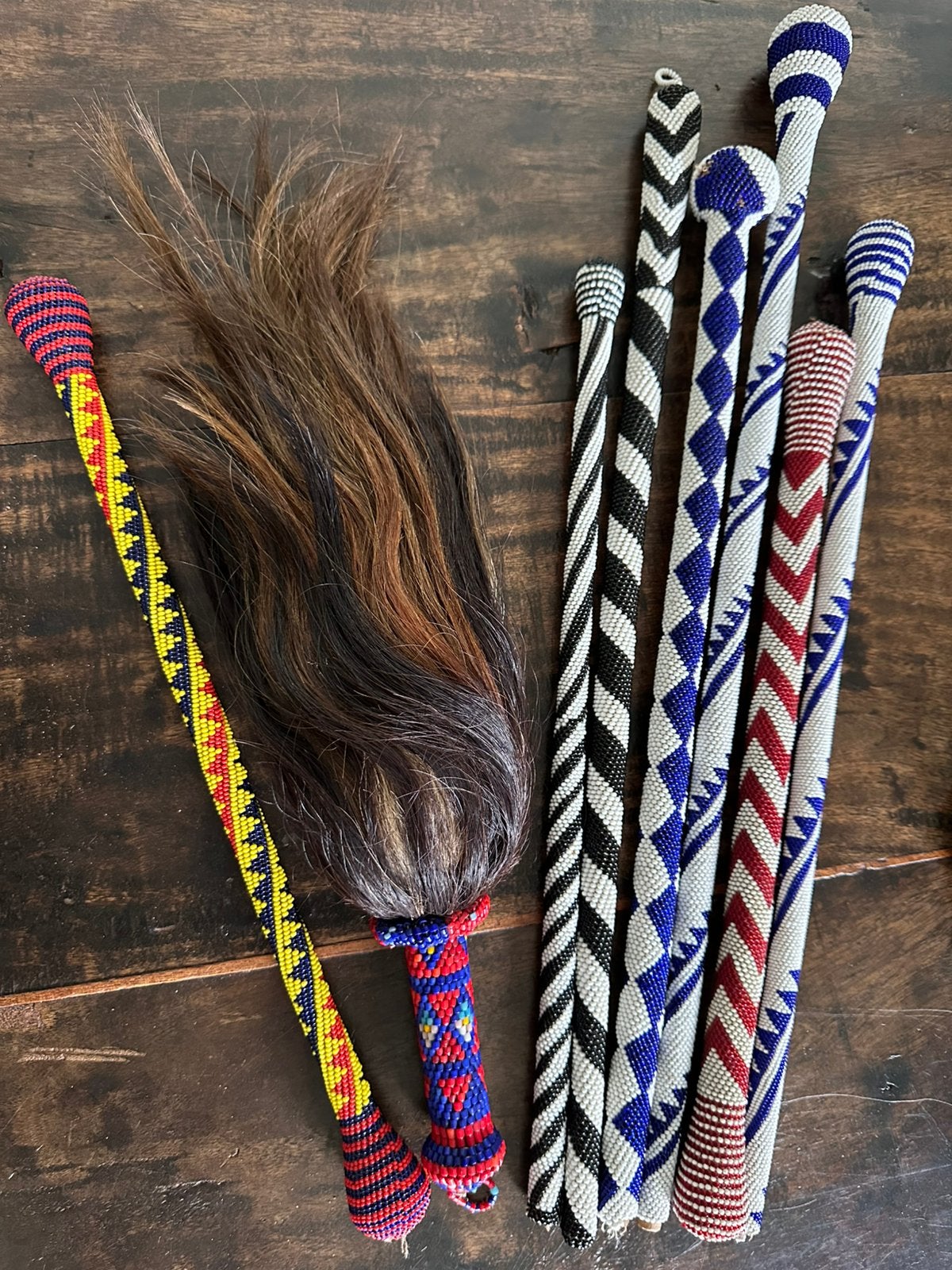 Watutsi Koninklijke scepters collectie Bakwanga 1940, Antiek en Kunst, Blauw, Afrika, Ophalen of Verzenden, Beeld