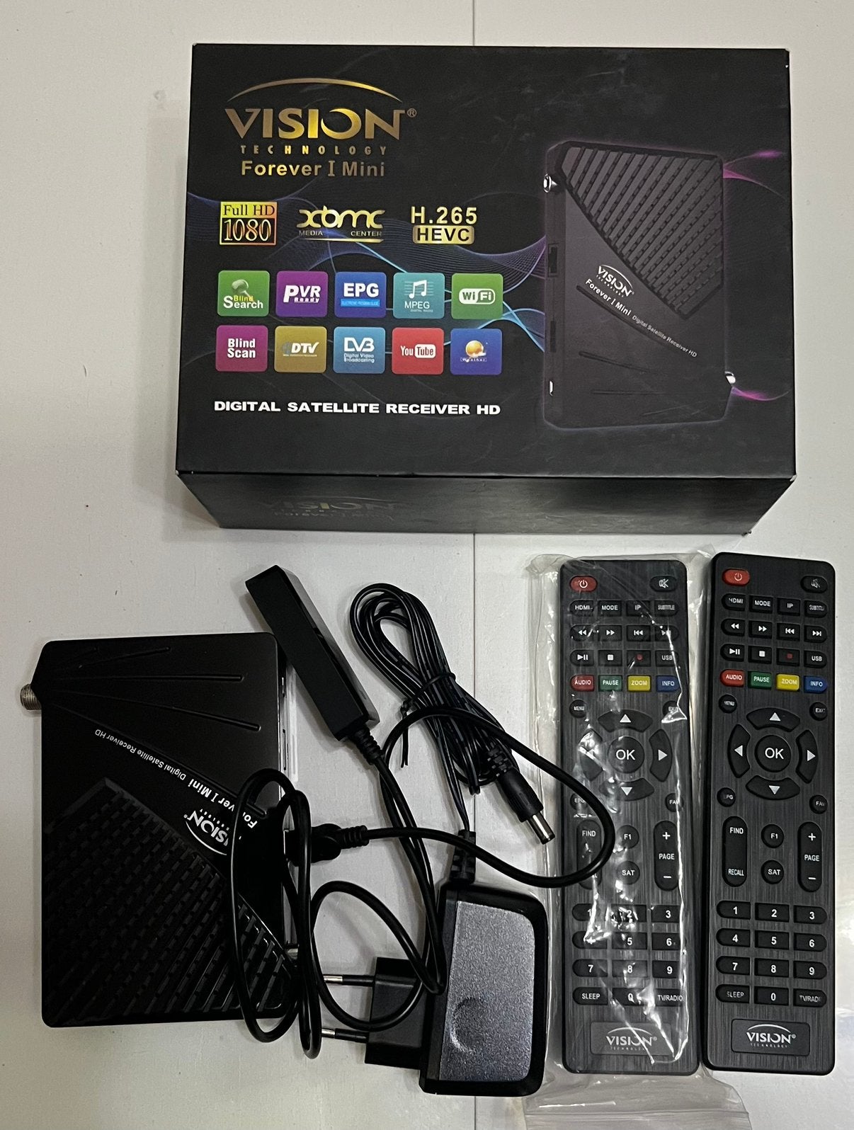 VISION satelliet decoder, Audio, Tv en Foto, Schotelantennes, Ophalen, Zo goed als nieuw
