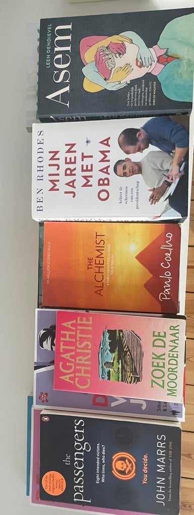 Nederlandstalige en engelstalige boeken, Ophalen, Gelezen, België