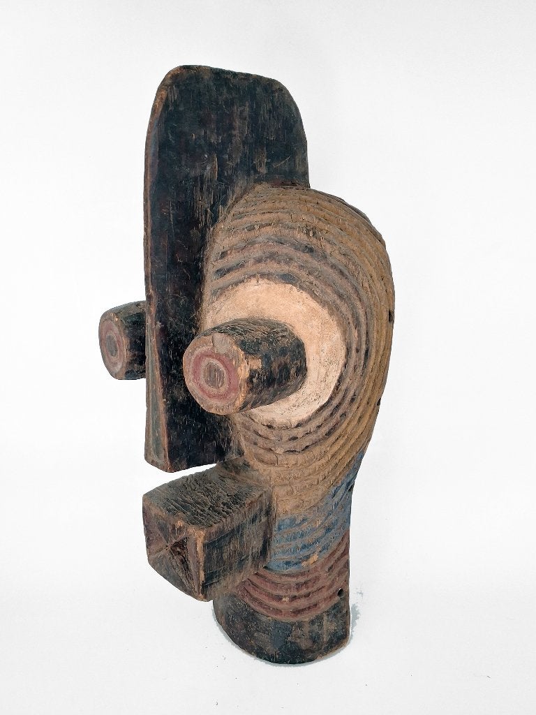 Kifwebe Songye masker, Antiek en Kunst, Kunst | Niet-Westerse kunst, Hout, Afrika, Masker, Ophalen of Verzenden