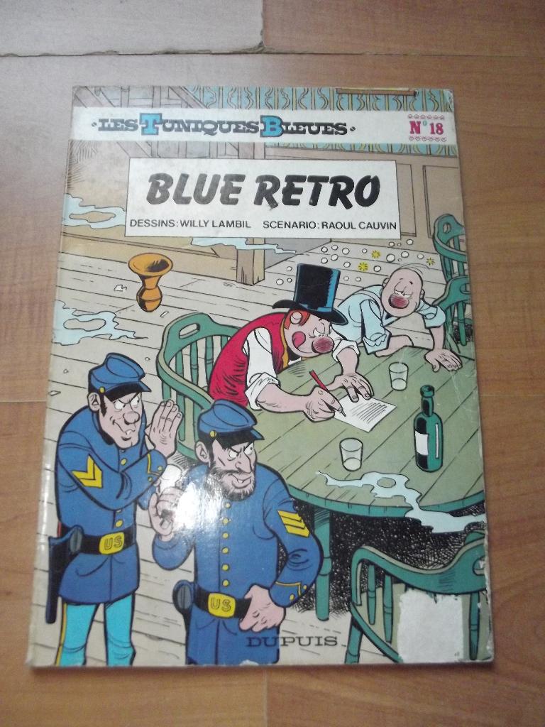 Tuniques Bleues 18. Blue Retro / EO, Eén stripboek, Ophalen of Verzenden, Gelezen, Lambil/Cauvin
