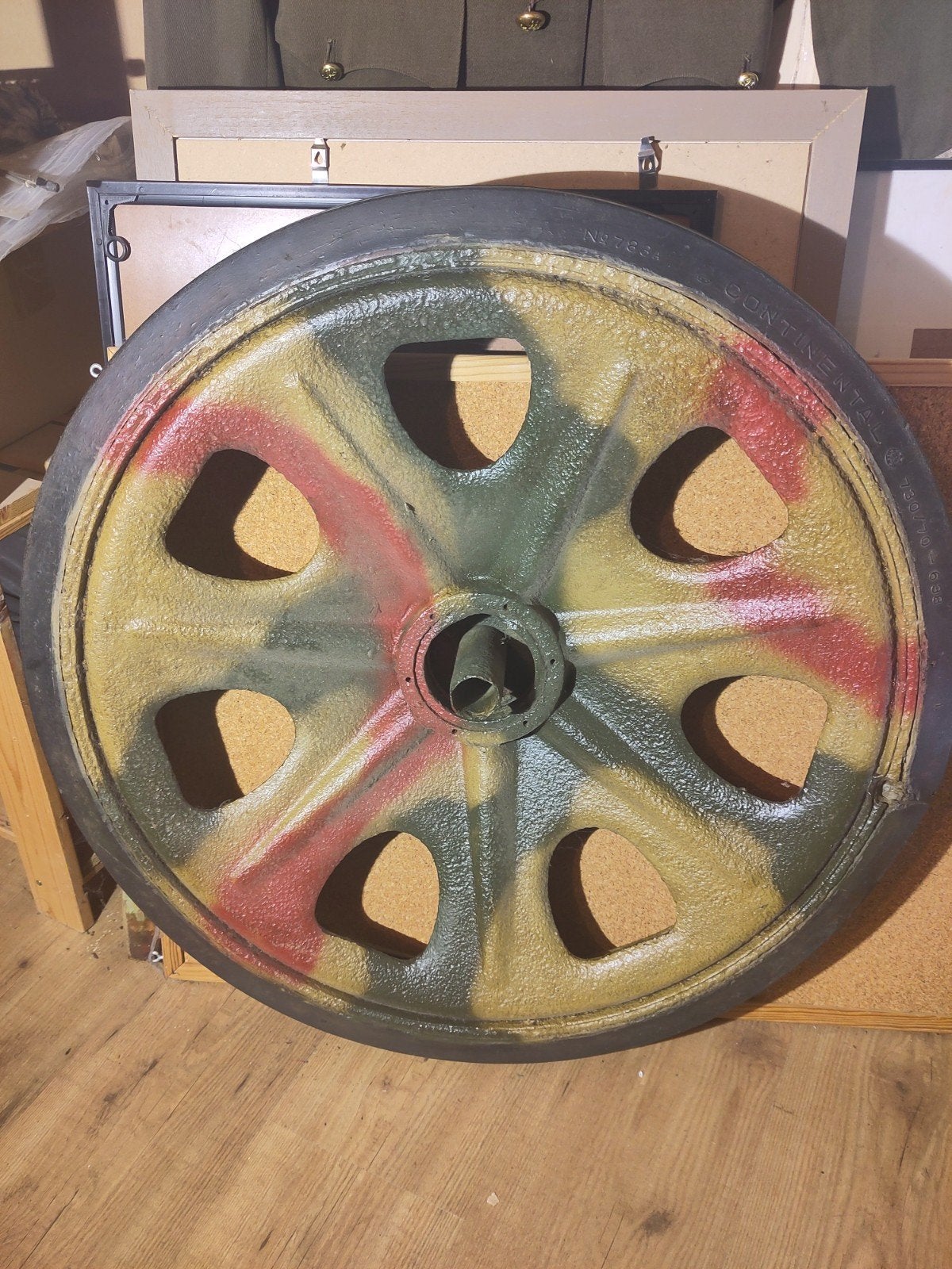 roue de semi chenillé allemand ww2, Enlèvement