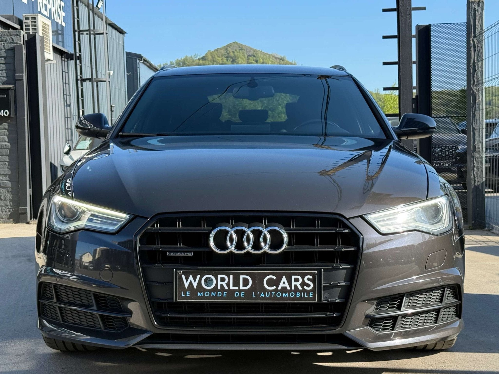 Audi A6 Avant 3.0 TDi V6 Biturbo Quattro S LINE Tiptr. - PNE, Autos, Cuir, Argent ou Gris, Euro 6, Entreprise