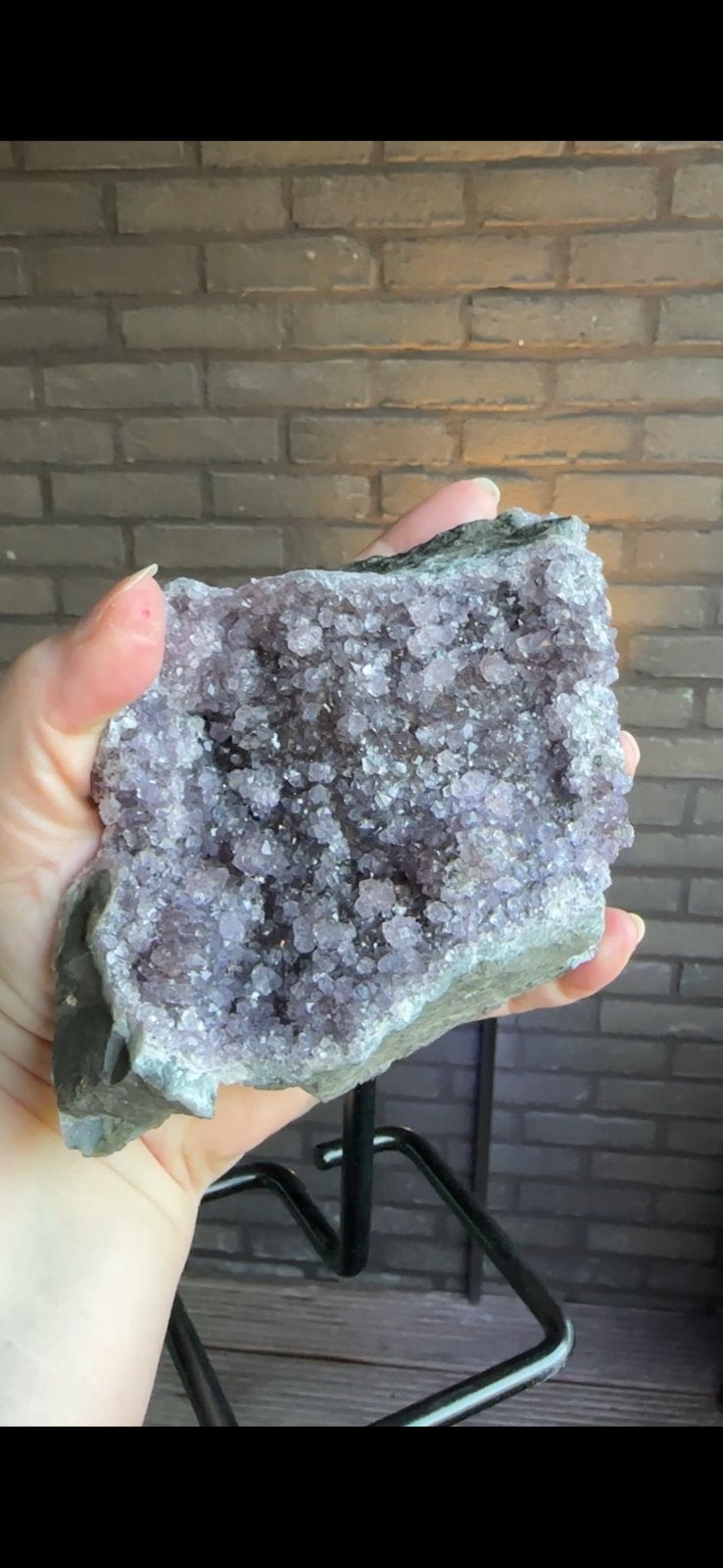 Set van 4 amethisten voor samen €90, Verzamelen, Mineralen en Fossielen, Ophalen