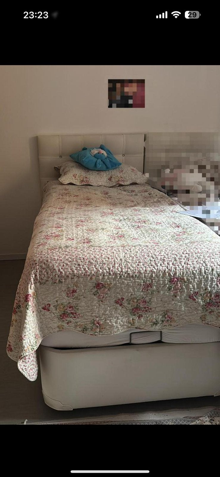 Bedden, Huis en Inrichting, Ophalen, 90 cm, Eenpersoons, Wit