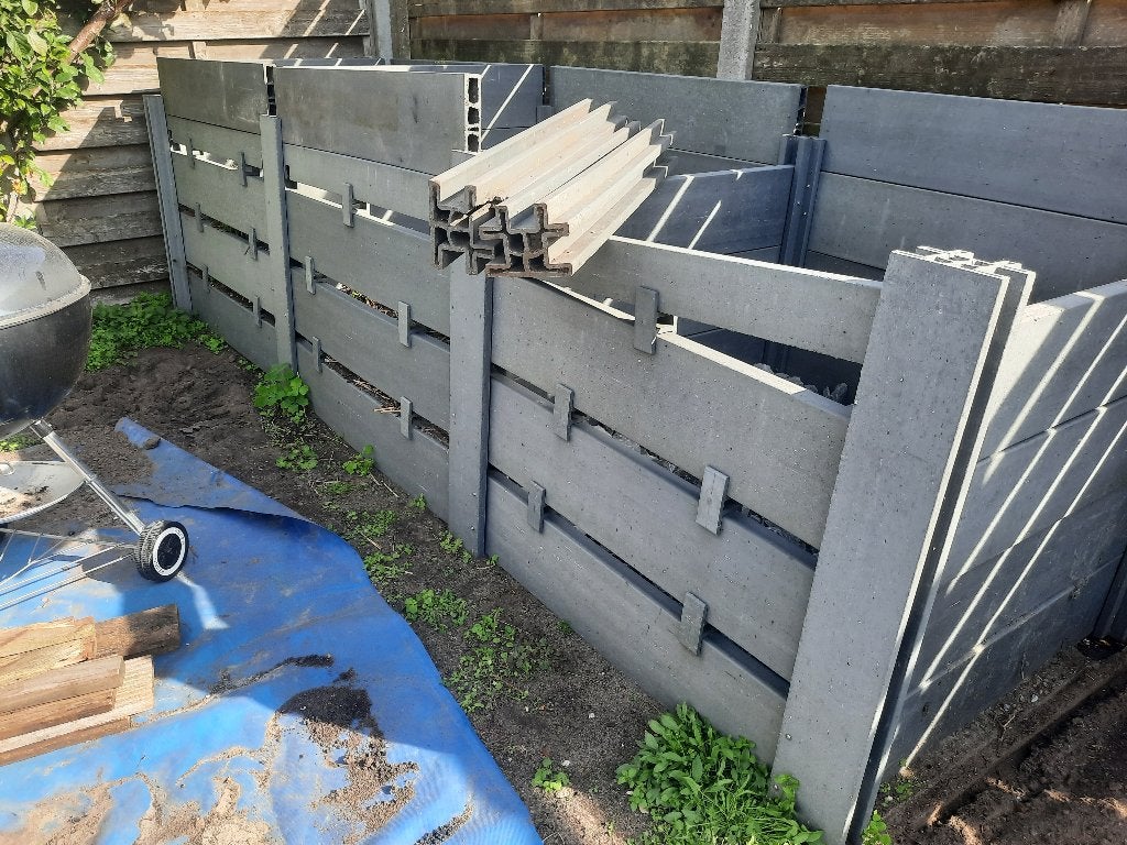 COMPOSTBAKKEN, Ophalen, Kunststof, Gebruikt, 100 tot 200 cm