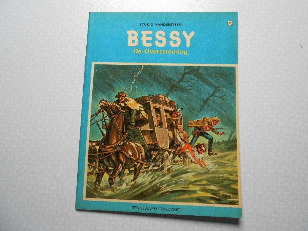 Bessy 89 De overstroming 1971 1 ste druk., Boeken, Willy Vandersteen, Eén stripboek, Nieuw, Ophalen of Verzenden