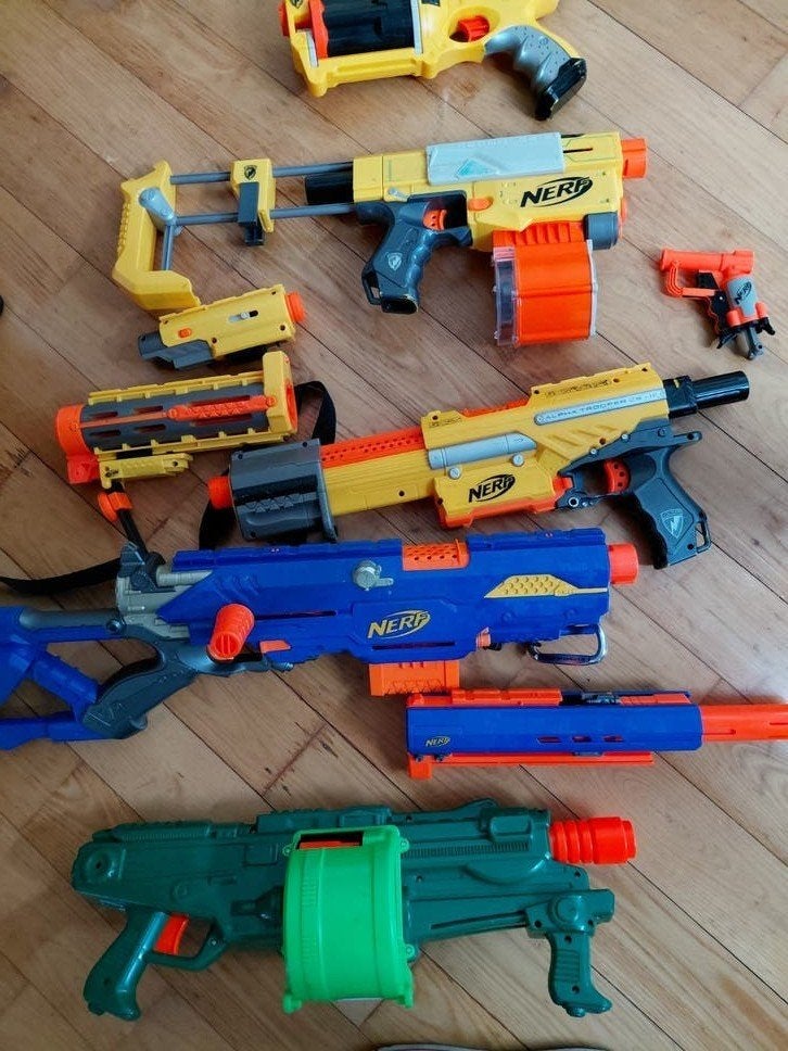 Nerf, Enlèvement, Utilisé