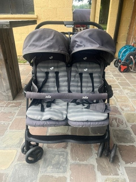 Buggy tweeling, Enfants & Bébés, Enlèvement, Utilisé, Autres marques, Protection de pluie