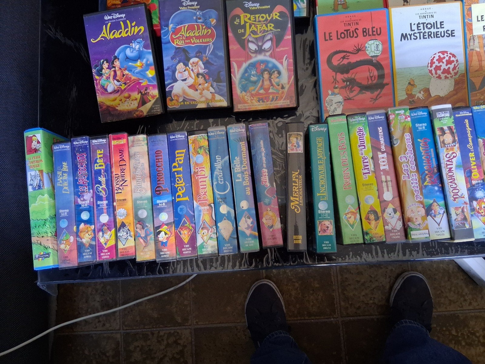 cassette vidéo dessin animé, Enlèvement, Dessin animé