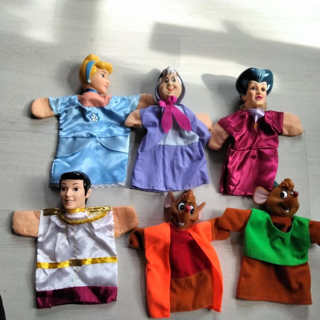 Assepoester handpoppen Disney (b), Enlèvement ou Envoi