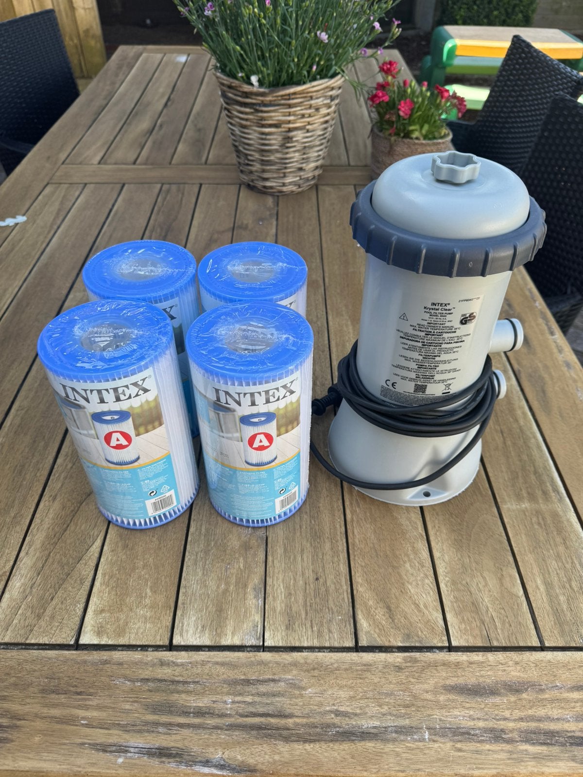 Intex filterpomp + filters, Enlèvement ou Envoi, Comme neuf, Filtre