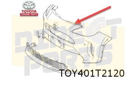Toyota Yaris Cross (8/21-) voorbumper (bij PDC) (te spuiten), Neuf, -, Toyota, -