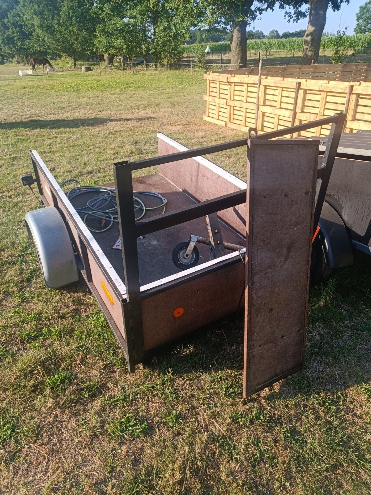 Remork 750kg, Ophalen