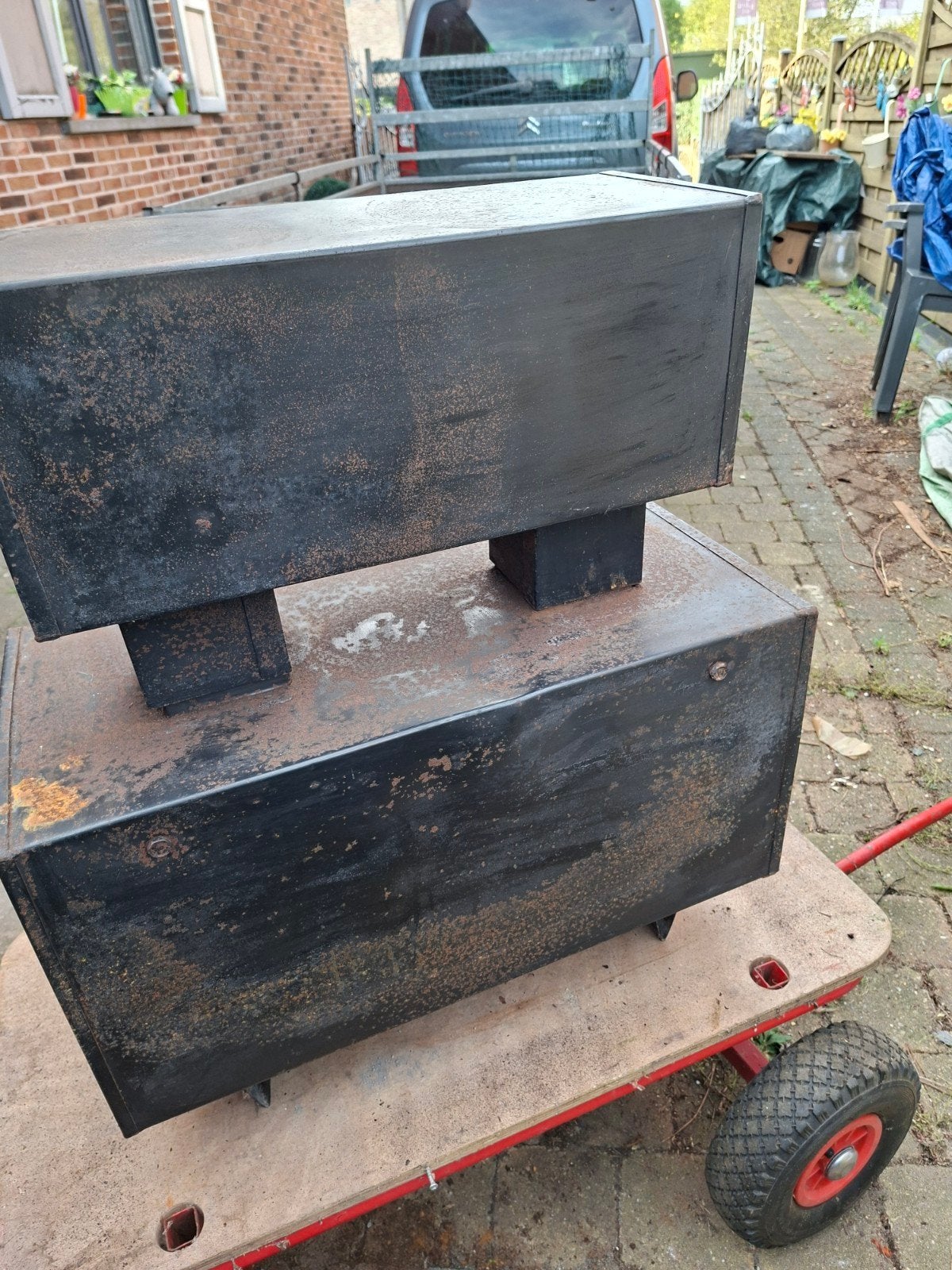 houtstoof, Ophalen