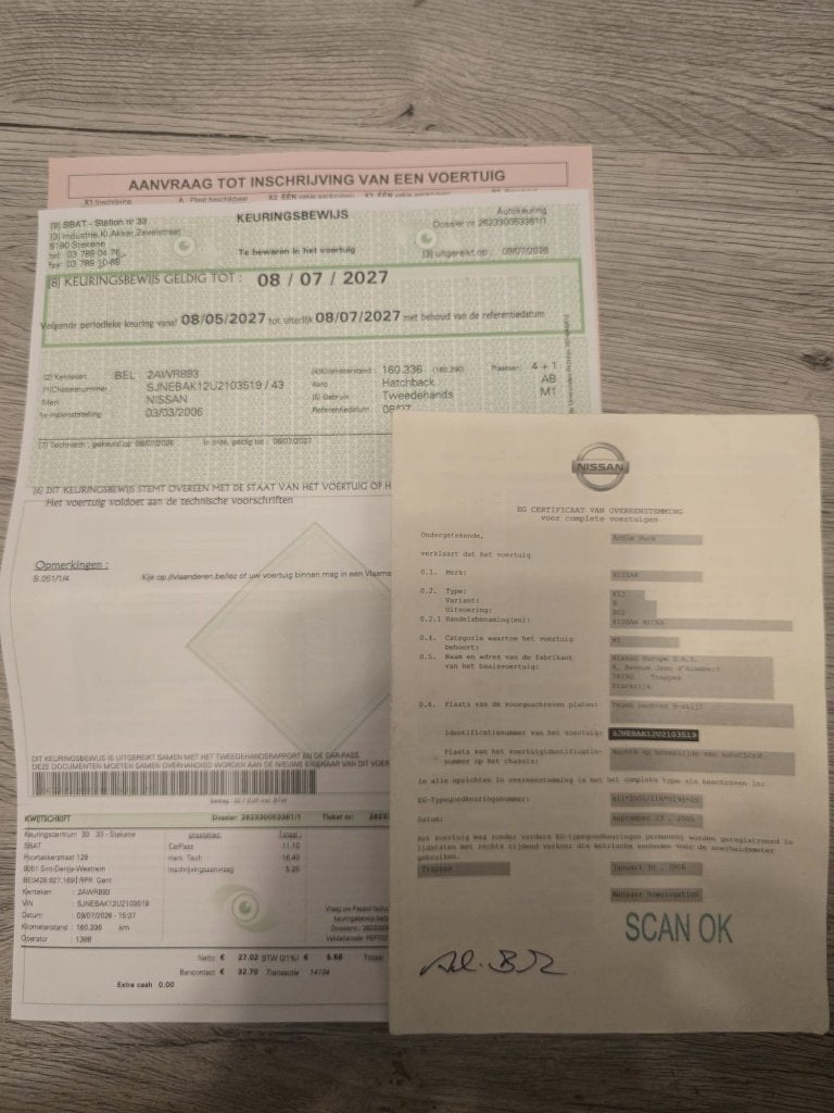 Nissan Micra k12 2006, Autos, Nissan, Particulier, Micra, ABS, Airbags, Air conditionné, Verrouillage central, Radio, USB, Essence