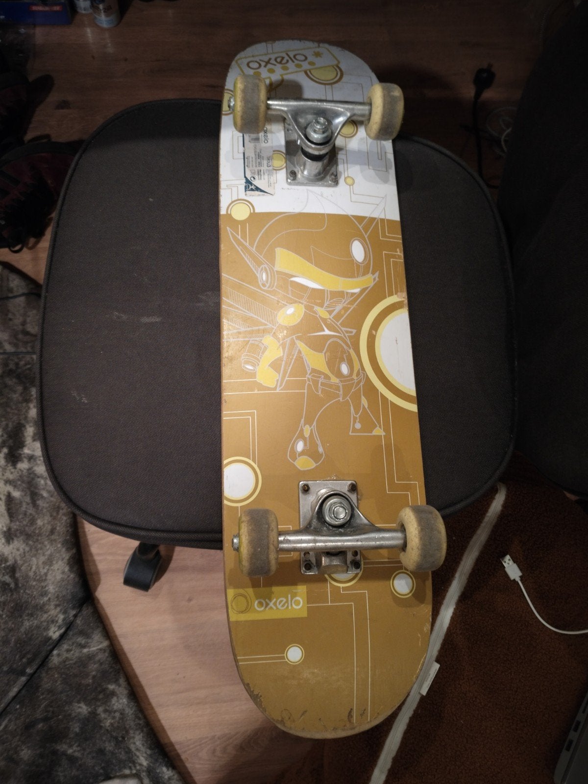 Skateboard van oxelo | goed voor kinderen, Sport en Fitness, Skateboarden, Ophalen, Gebruikt, Skateboard