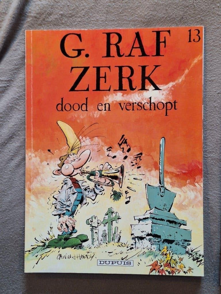G. Raf Zerk 13: dood en verschopt, Boeken, Eén stripboek, Ophalen of Verzenden, Zo goed als nieuw