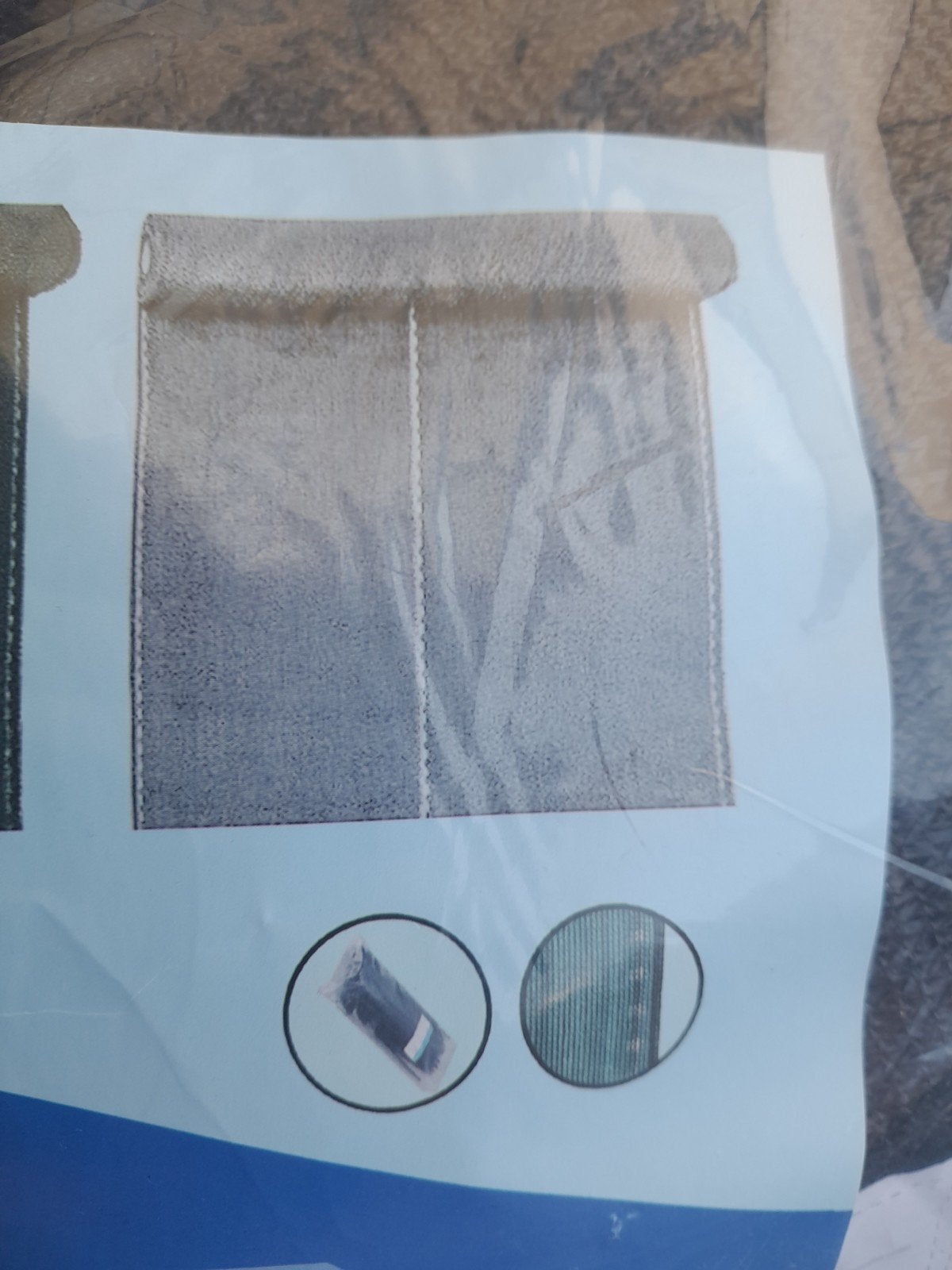 schaduwdoek 10m op 1m20, Ophalen