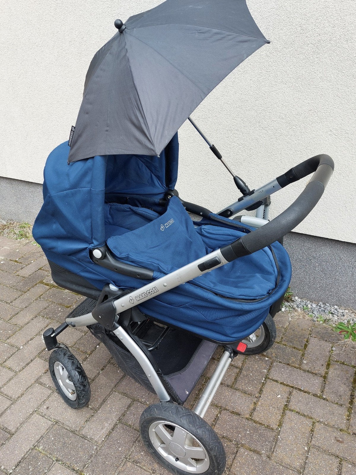 3in1 buggy van maxi-cosi met parasol en isofix, Ophalen, Gebruikt, Combiwagen, Luchtbanden