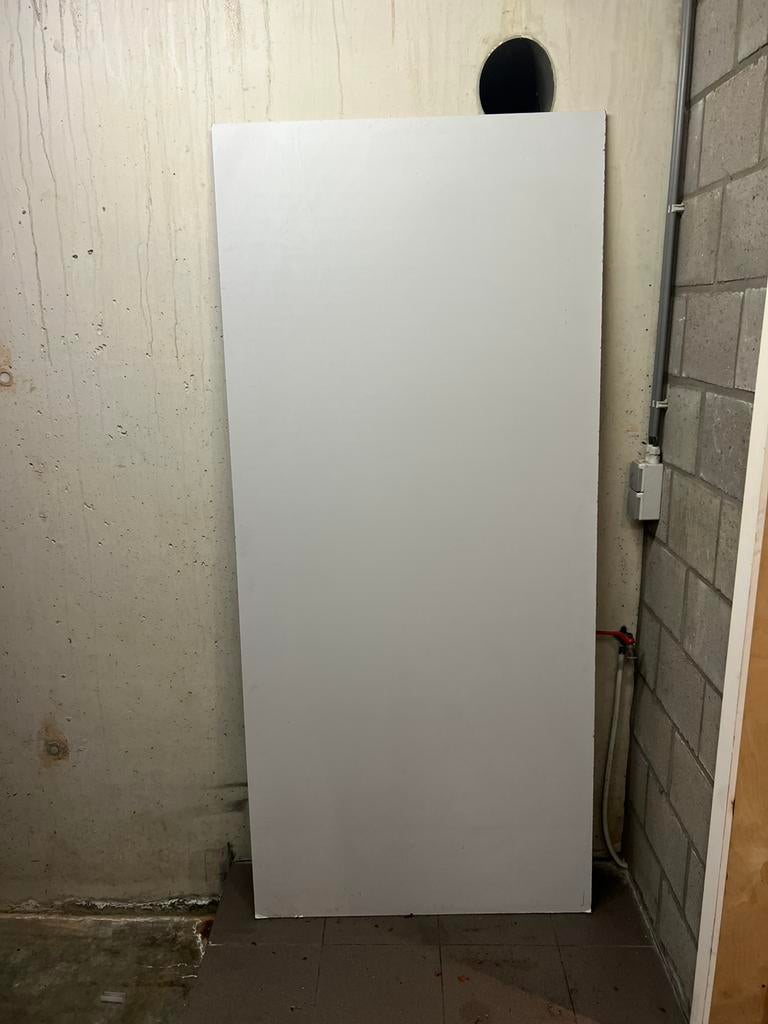 Mdf plaat dubbelzijdig gegrond 2m op 2,90m. 18mm dikte, Ophalen, Nieuw