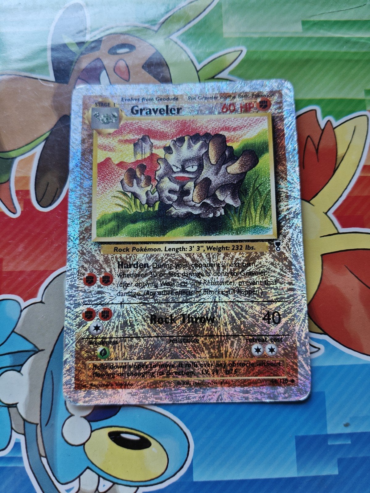 Graveler reverse holo (44/110), Ophalen of Verzenden, Zo goed als nieuw, Losse kaart, Foil