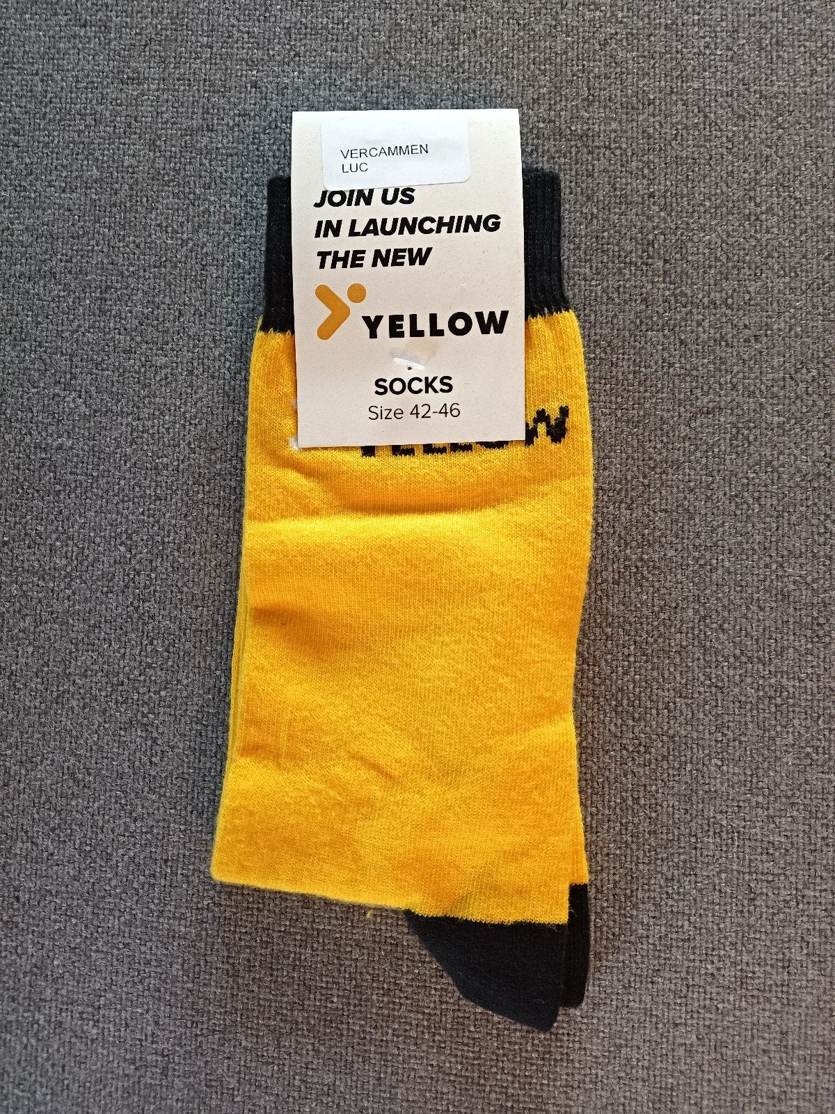 paar yellow socks, Kleding | Heren, Sokken en Kousen, Ophalen of Verzenden, Maat 39 t/m 42