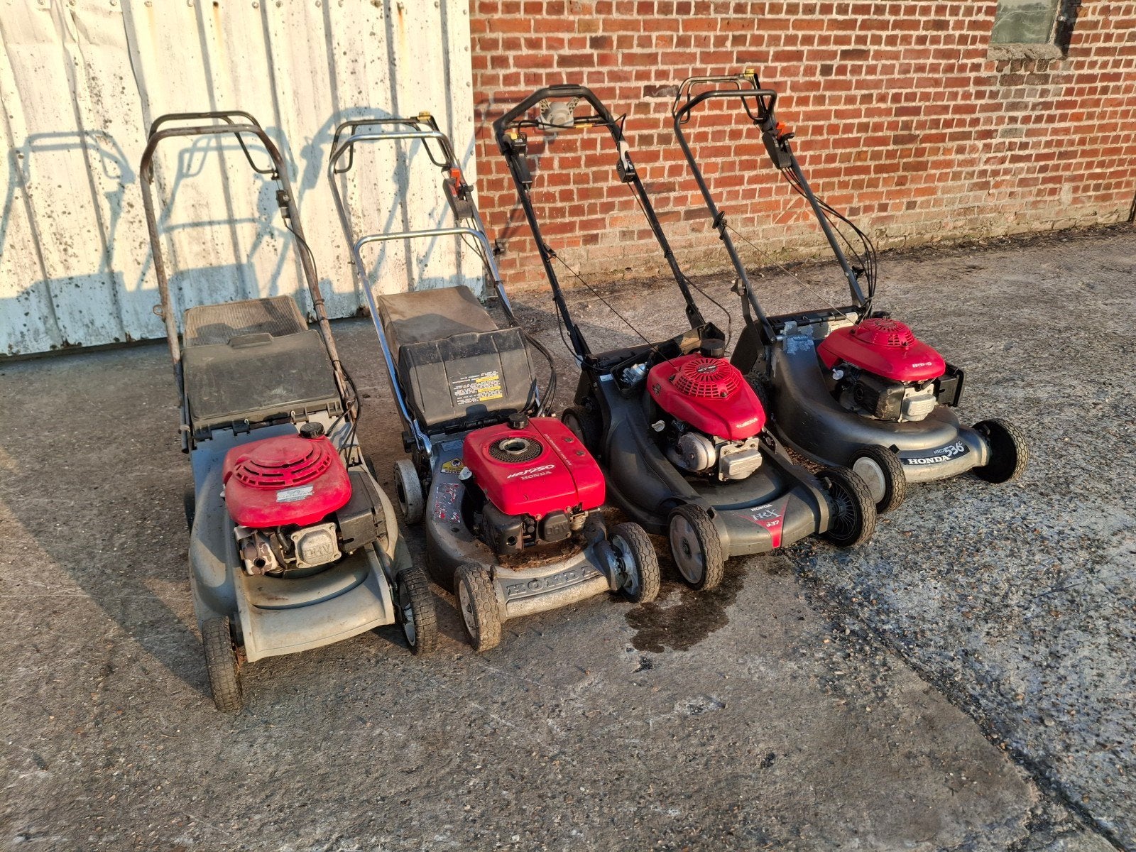 honda grasmaaiers  4 stuks, Ophalen