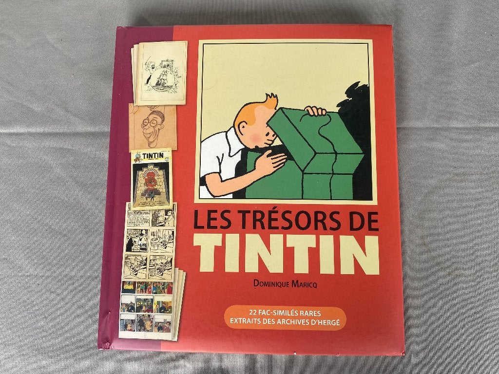 Les Trésors de Tintin, compleet met 22 facsimiles, Ophalen of Verzenden, Kuifje, Zo goed als nieuw