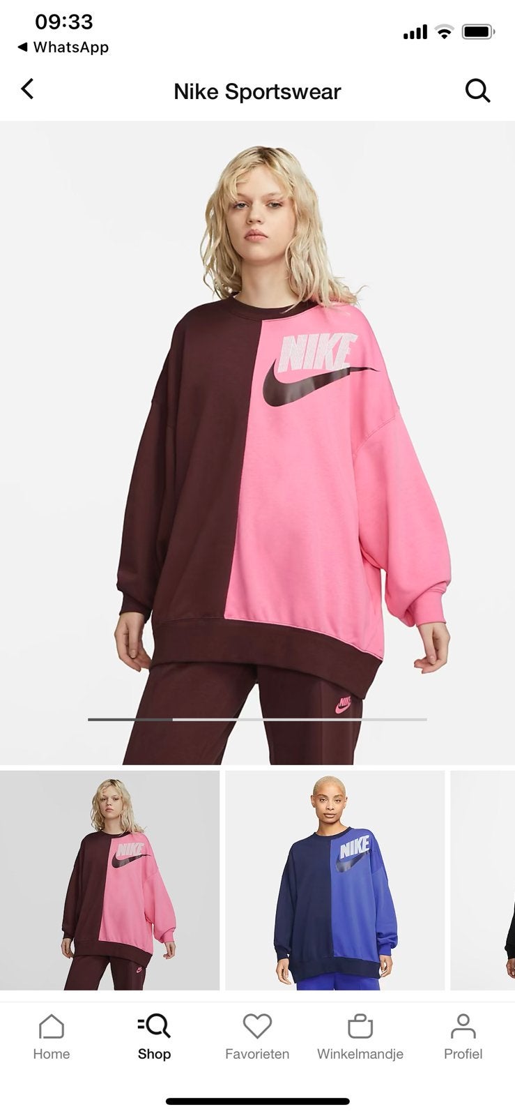 Nike dames pull, Enlèvement, Comme neuf, Taille 38/40 (M)