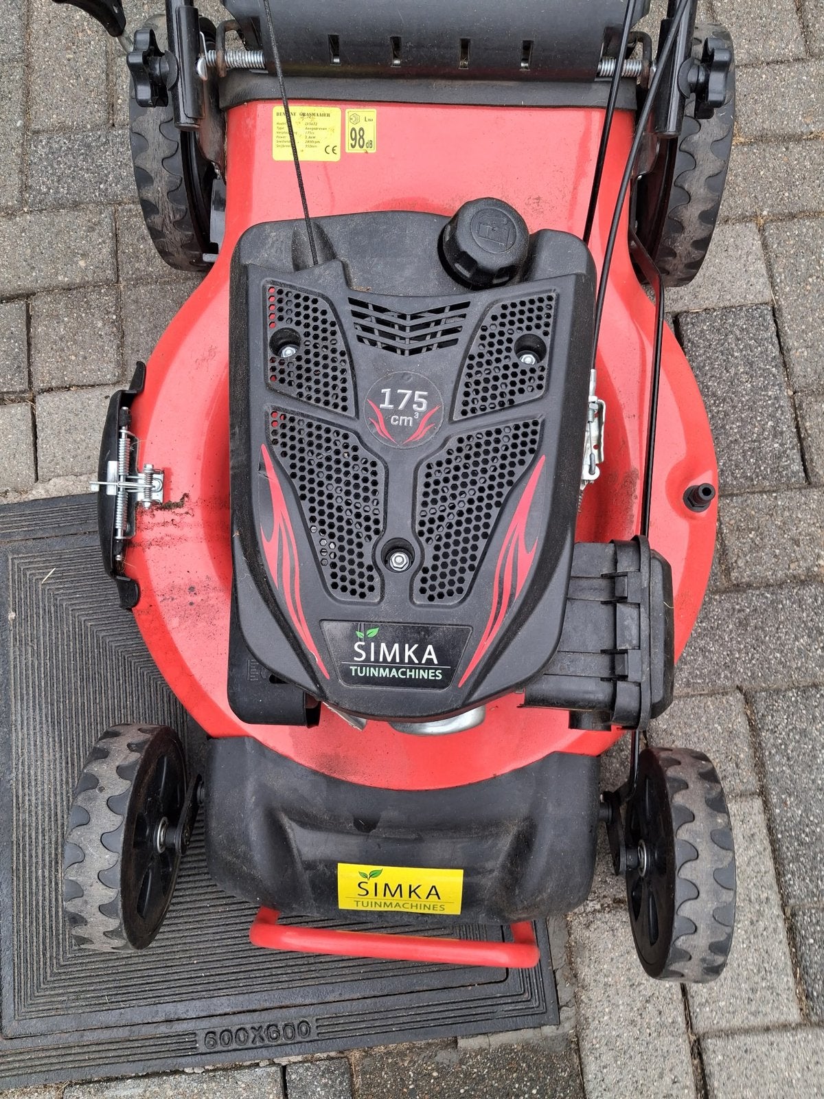Grasmachine simka! Zelftrekker! Zeer goeie staat, Tuin en Terras, Ophalen, Zo goed als nieuw