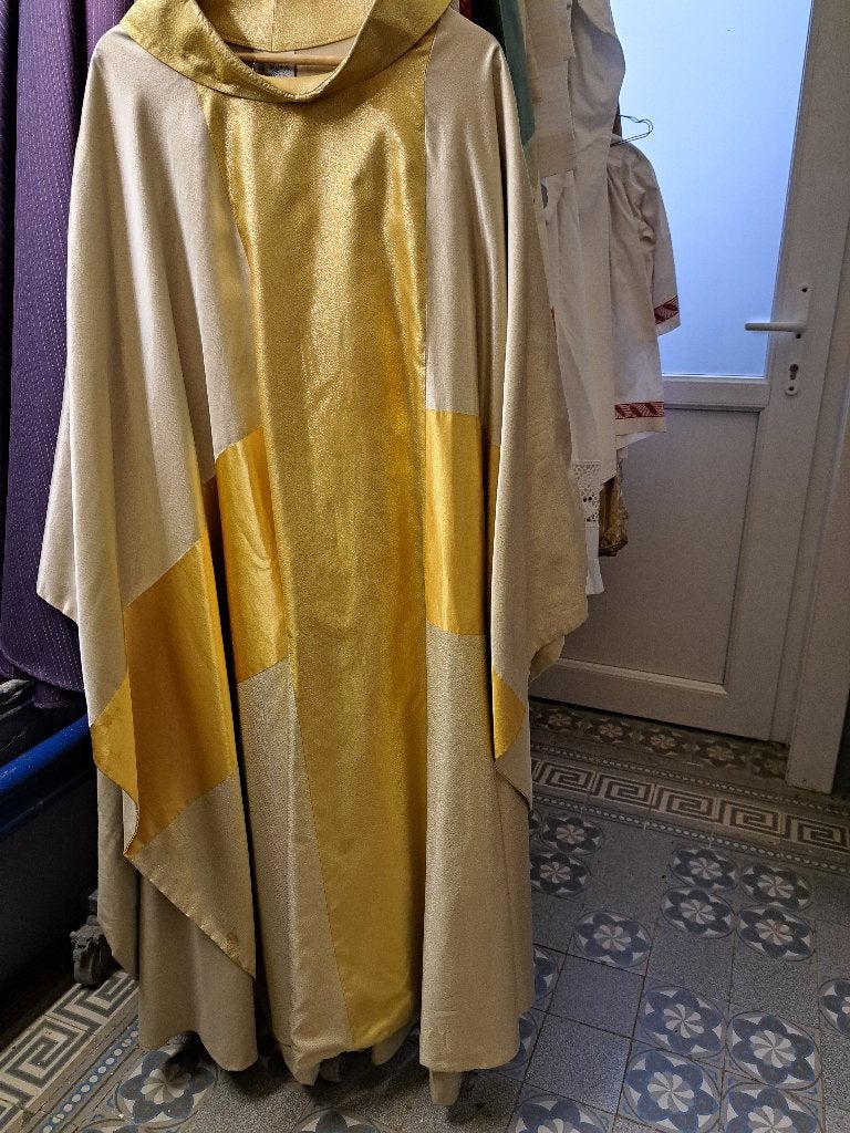 antiek vintage Priester Kleding Chasuble Kazuifel Stola, Enlèvement