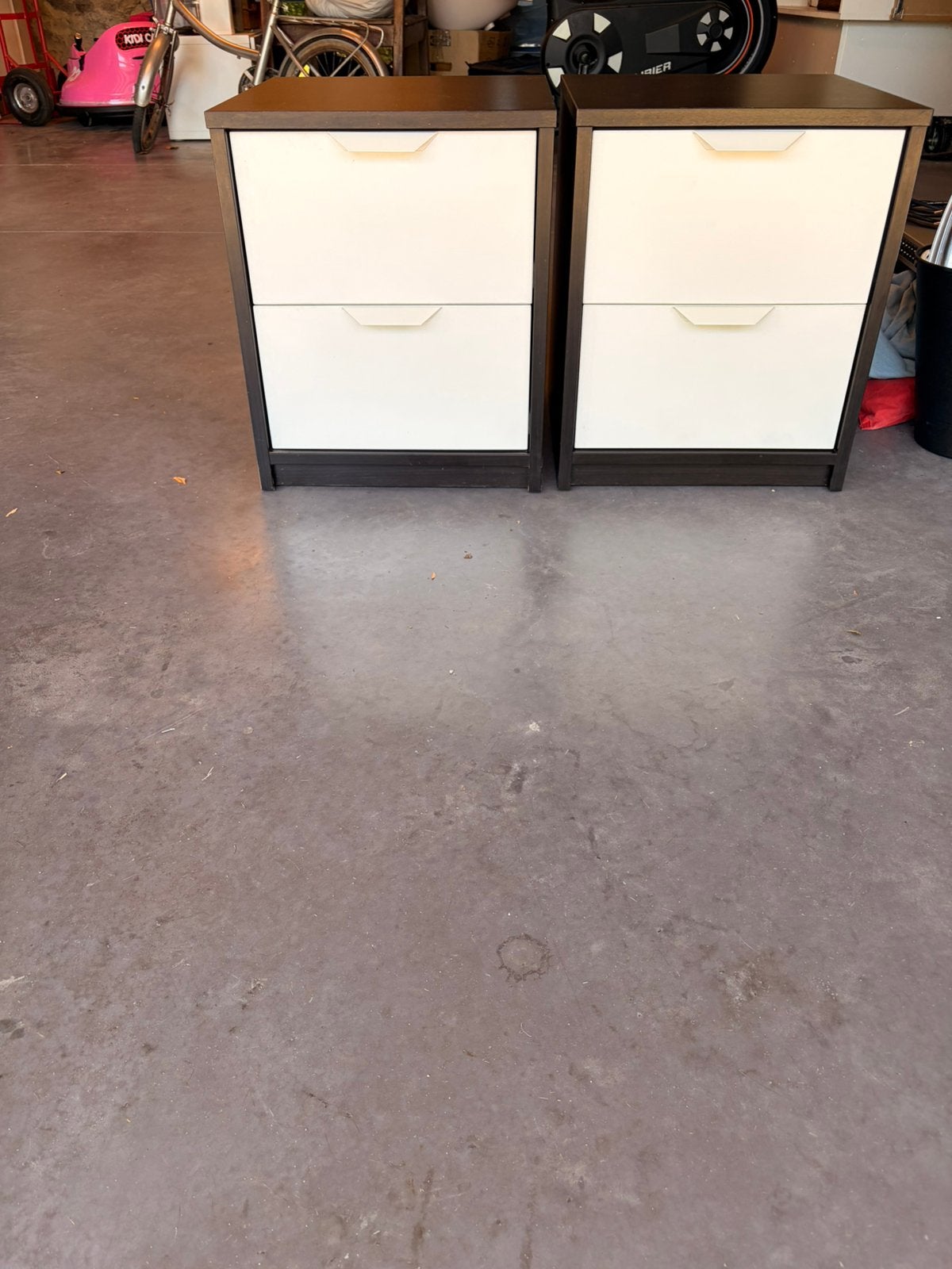 Set van 2 IKEA ASKVOLL nachtkastjes - Uitstekende staat, Ophalen, Gebruikt